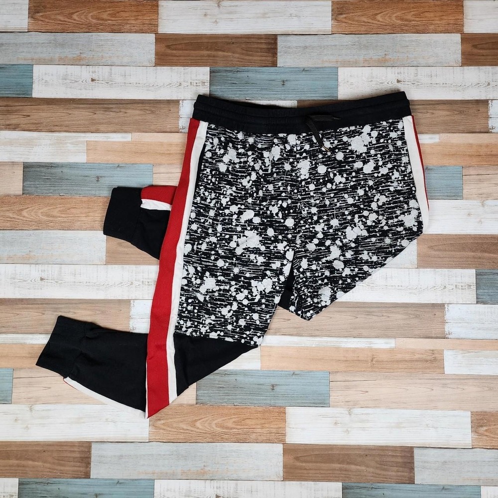 Rolling Paper‎ NYC Co Mens 2XL Joggers Paint Splatter Side Stripe Sweatpants